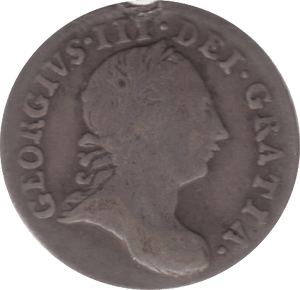 1763 MAUNDY THREEPENCE ( F )