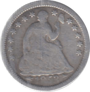 1853 SILVER USA 1/2 DIME - WORLD SILVER COINS - Cambridgeshire Coins