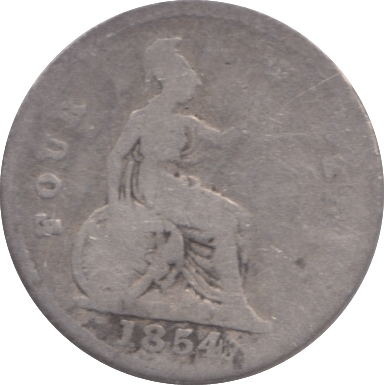 1854 FOURPENCE ( FAIR ) 4 - Fourpence - Cambridgeshire Coins