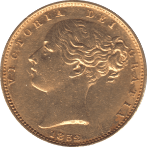 1852 GOLD SOVEREIGN ( EF ) REF 1 - Sovereign - Cambridgeshire Coins