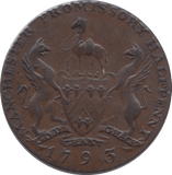 1793 HALFPENNY TOKEN MANCHESTER REF A13