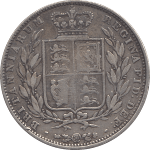 1844 HALFCROWN ( GF ) 6 - Halfcrown - Cambridgeshire Coins