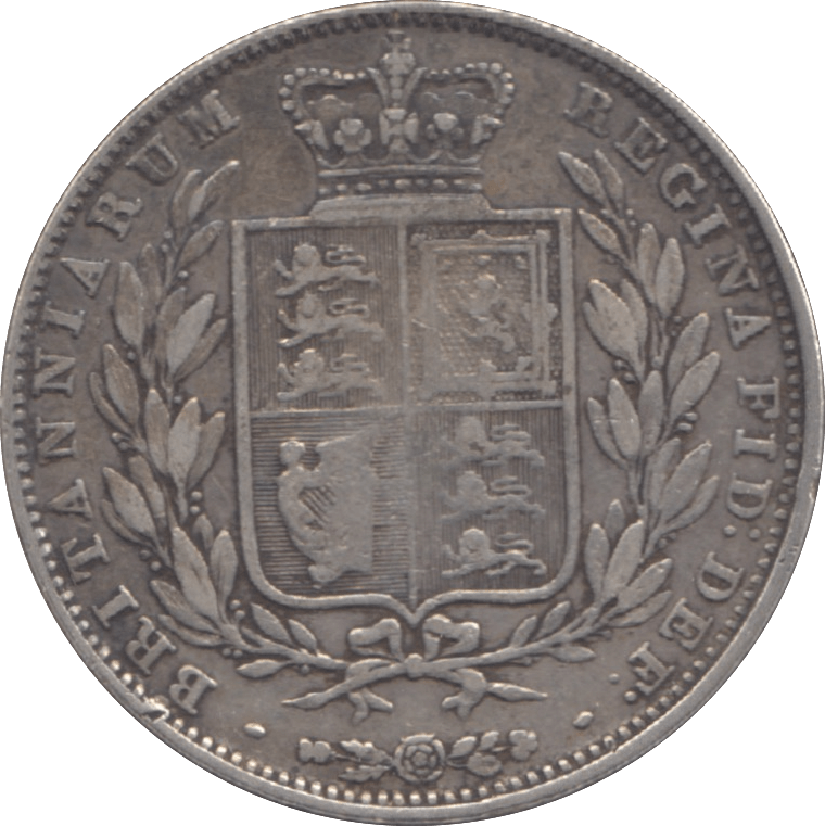 1844 HALFCROWN ( GF ) 6 - Halfcrown - Cambridgeshire Coins