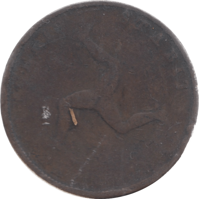 1839 ISLE OF MAN HALFPENNY - WORLD COINS - Cambridgeshire Coins