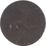 1839 ISLE OF MAN HALFPENNY - WORLD COINS - Cambridgeshire Coins