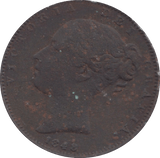 1848 FARTHING ( FINE ) - Farthing - Cambridgeshire Coins