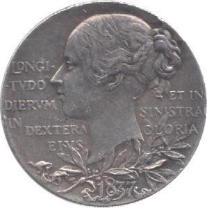 1837 SILVER VICTORIA MEDALLION - WORLD SILVER COINS - Cambridgeshire Coins