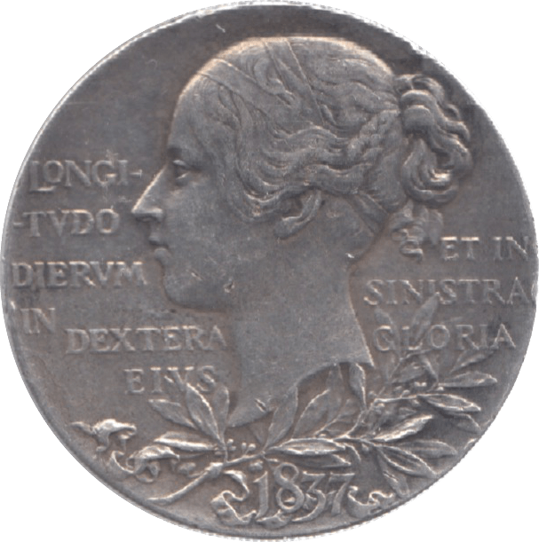 1837 SILVER VICTORIA MEDALLION - WORLD SILVER COINS - Cambridgeshire Coins