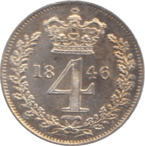 1846 MAUNDY FOURPENCE ( BU ) - Maundy Coins - Cambridgeshire Coins