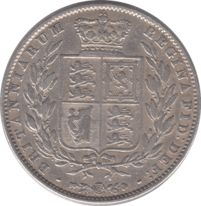 1849 HALFCROWN ( VF ) 6 - Halfcrown - Cambridgeshire Coins