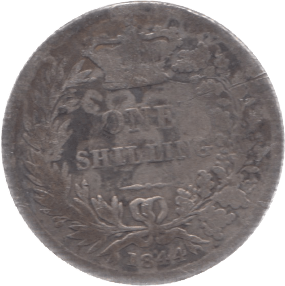 1844 SHILLING ( POOR ) - Shilling - Cambridgeshire Coins