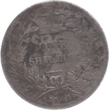 1844 SHILLING ( POOR ) - Shilling - Cambridgeshire Coins