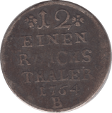 1764 PRUSSIA THALER