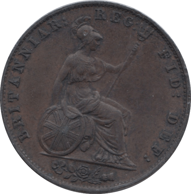 1838 HALFPENNY ( EF ) 4 - Halfpenny - Cambridgeshire Coins