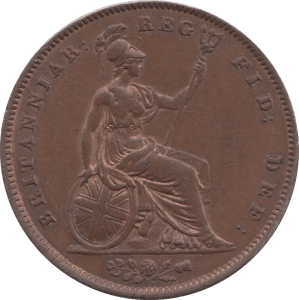 1841 PENNY ( AUNC ) 1 no colon - Penny - Cambridgeshire Coins