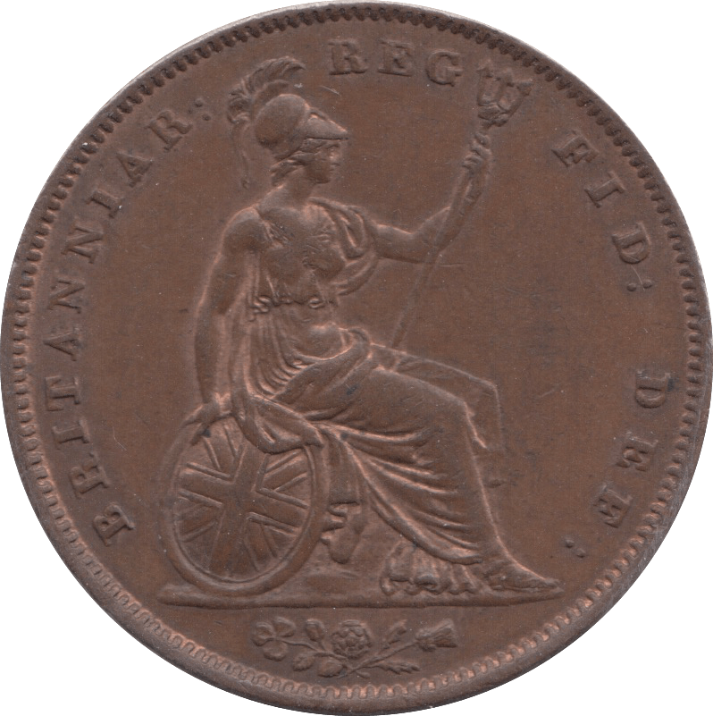 1841 PENNY ( AUNC ) 1 no colon - Penny - Cambridgeshire Coins