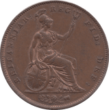 1841 PENNY ( AUNC ) 1 no colon - Penny - Cambridgeshire Coins