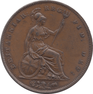 1847 PENNY ( AUNC ) 1 - Penny - Cambridgeshire Coins