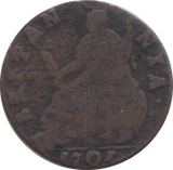 1701 HALFPENNY ( FAIR ) 8