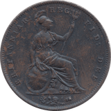 1846 PENNY ( EF ) 1 - Penny - Cambridgeshire Coins