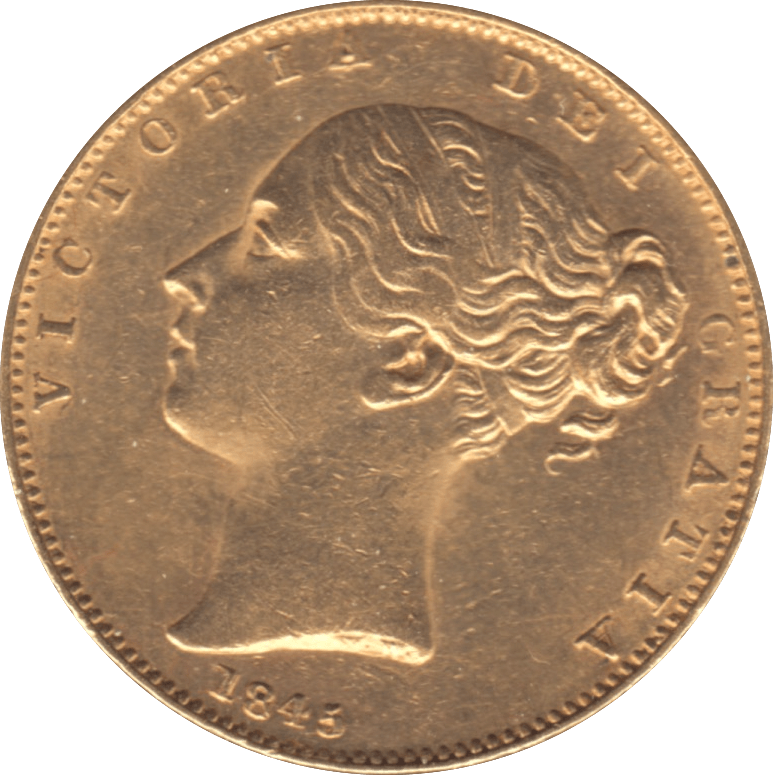 1845 GOLD SOVEREIGN ( GVF ) - Sovereign - Cambridgeshire Coins
