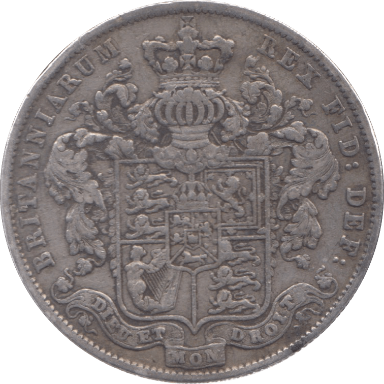 1825 HALFCROWN ( VF ) 6 - Halfcrown - Cambridgeshire Coins