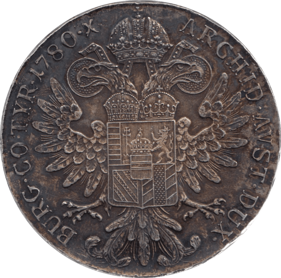 1780 SILVER THALER  MARIA THERESA REF 3