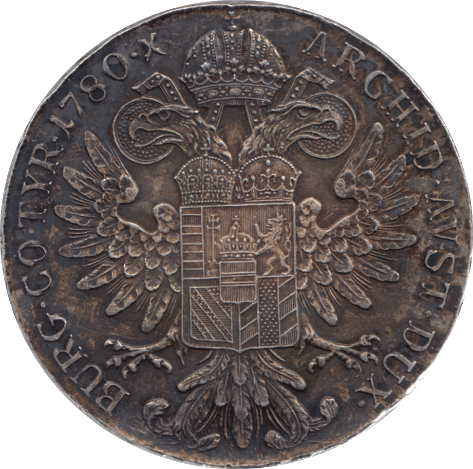 1780 SILVER THALER  MARIA THERESA REF 3