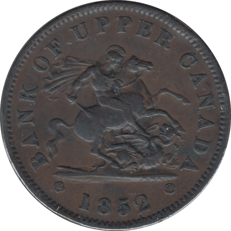 1852 ONE PENNY CANADA - WORLD COINS - Cambridgeshire Coins