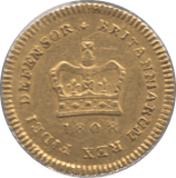 1808 GOLD THIRD GUINEA ( VF ) GOLD GEORGE III