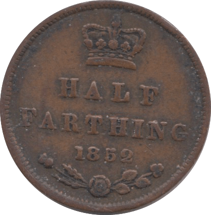 1852 HALF FARTHING ( VF ) - Farthing - Cambridgeshire Coins