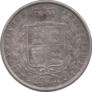 1845 HALFCROWN ( VF ) - Halfcrown - Cambridgeshire Coins