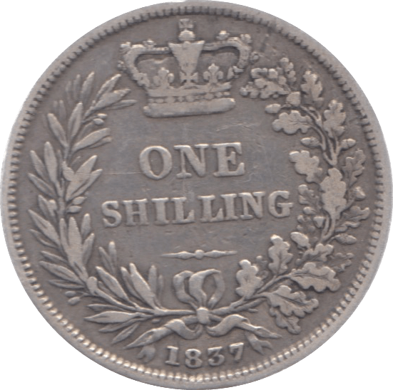1837 SHILLING ( FINE ) 9 - Shilling - Cambridgeshire Coins