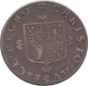 1660 - 1685 SILVER THREEPENCE CHARLES II REF 15