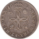 1681 MAUNDY FOURPENCE ( GF )