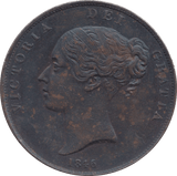 1846 PENNY ( EF ) 1 - Penny - Cambridgeshire Coins