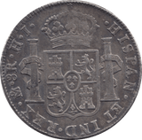 1810 MEXICO SILVER 8 REALES SPANISH COLONIAL TRADE DOLLAR