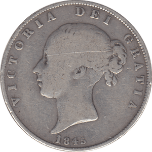 1845 HALF CROWN ( NF ) 2 - Halfcrown - Cambridgeshire Coins