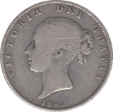 1845 HALF CROWN ( NF ) 2 - Halfcrown - Cambridgeshire Coins
