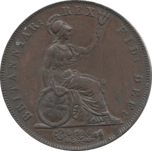1826 HALFPENNY ( EF ) 4 - Halfpenny - Cambridgeshire Coins