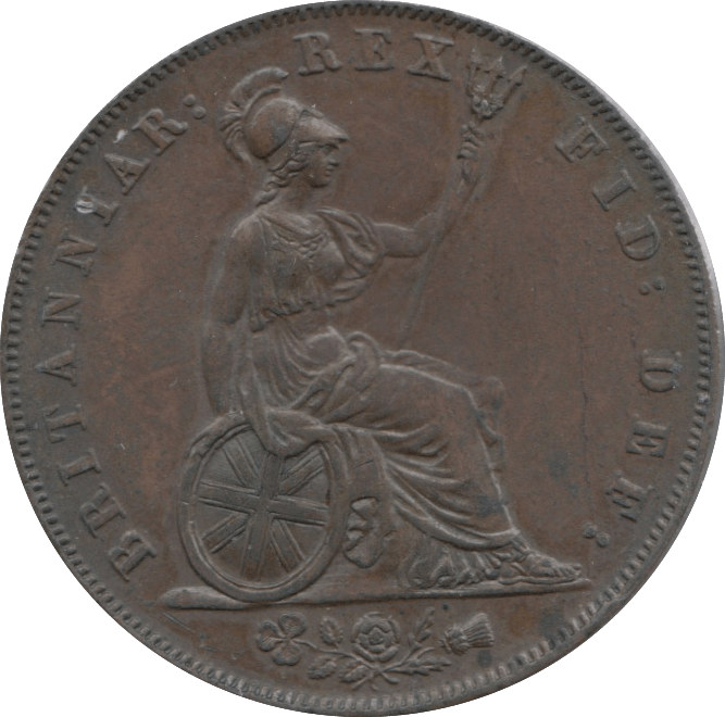 1826 HALFPENNY ( EF ) 4 - Halfpenny - Cambridgeshire Coins