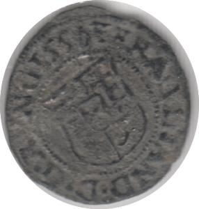 1528 - 1558 UNIDENTIFIED HAMMERED MEDIEVAL EUROPEAN ref 11