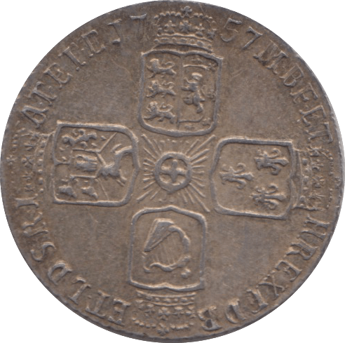 1757 SIXPENCE ( EF )