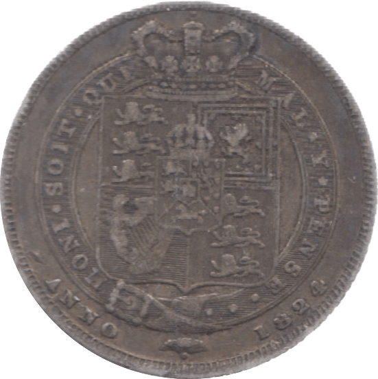 1824 SHILLING ( VF ) 9