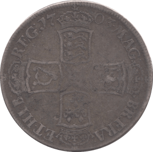 1703 HALFCROWN ( GF ) VERY RARE 9