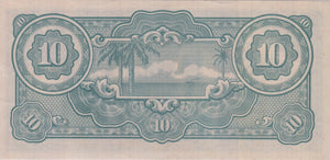 10 DOLLARS JAPANESE GOVERNMENT BANKNOTE REF 1443