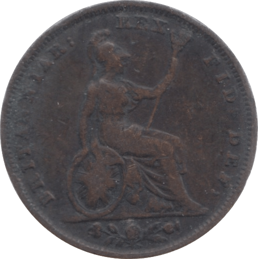 1828 FARTHING ( FINE ) 3 - Farthing - Cambridgeshire Coins