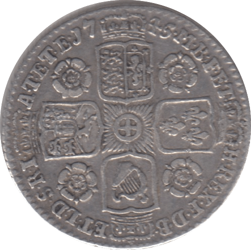 1745 SIXPENCE ( GVF ) 6