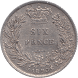 1853 SIXPENCE ( EF ) REF 1 - Sixpence - Cambridgeshire Coins