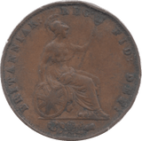 1854 HALFPENNY ( VF ) - Halfpenny - Cambridgeshire Coins